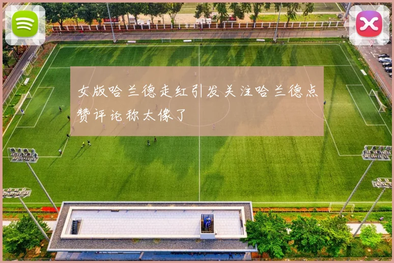 女版哈兰德走红引发关注哈兰德点赞评论称太像了