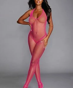 Dreamgirl Diamond Net Crotchless Bodystocking