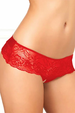 Rene Rofe Crotchless Bow Back Panty