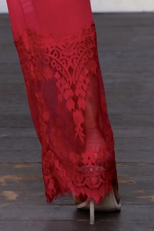 Seven 'til Midnight Lace And Mesh Bra And Pant Set - Image 4