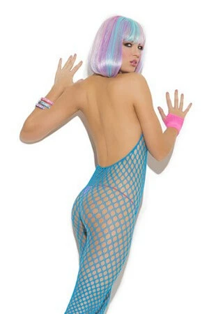 Elegant Moments Naughty Neon Bodystocking - Image 2