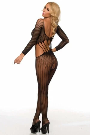Velvet Kitten Love Bound Crotchless Bodystocking - Image 5