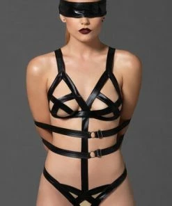 LEG AVENUE Desired Love Crotchless Teddy