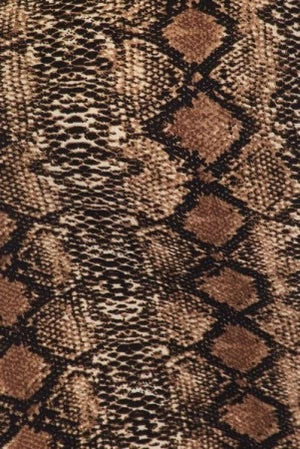 Yelete Snake Skin Print Bodycon Dress - Image 3