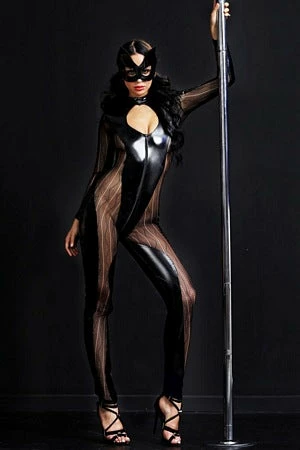 Velvet Kitten Wild Kitty Catsuit Set